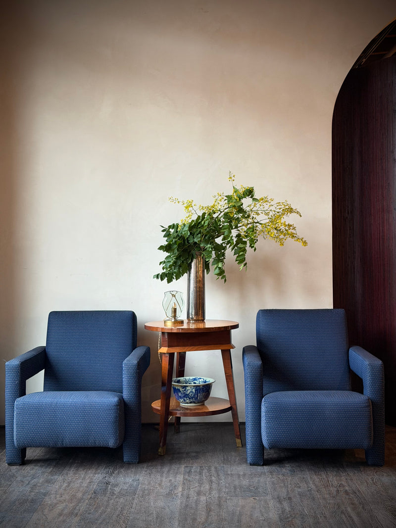 Rietveld Cassina Utrecht Lounge Chairs, Pair