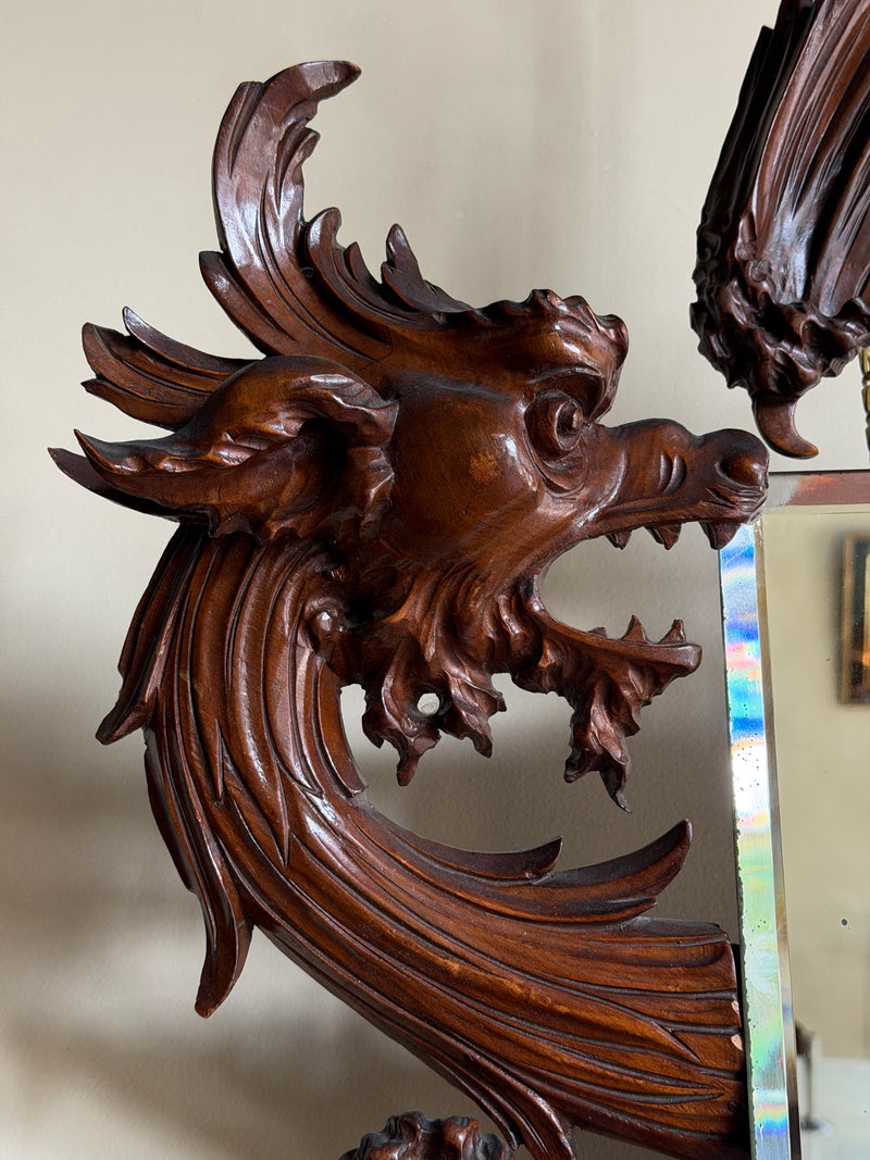 Mirror with Carved Dragon att. Gabriel Viardot