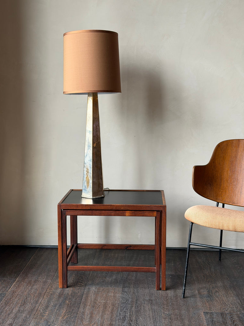 Pair of Danish Modern Rosewood Nesting Tables, Attr. to Kurt Østervig for Jason Møbler