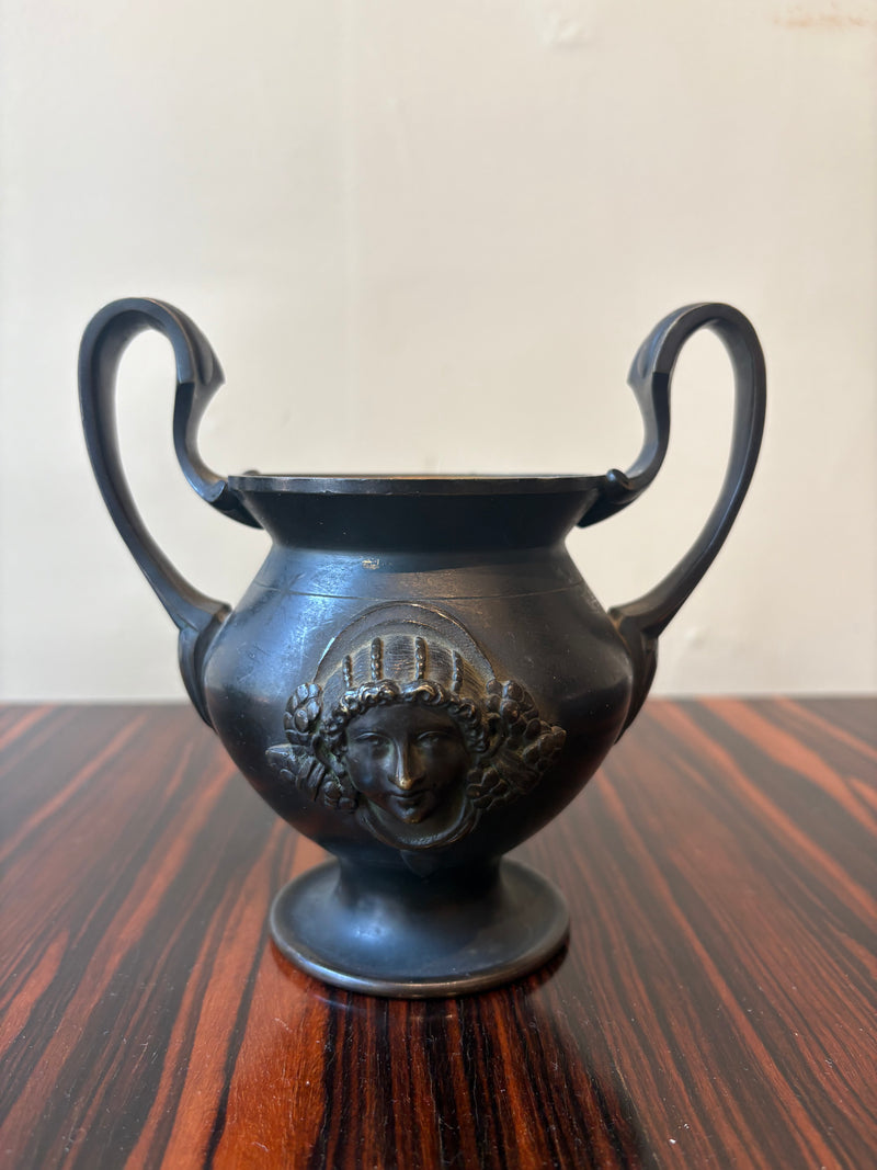 Antique Bronze Loving Cups, Pair
