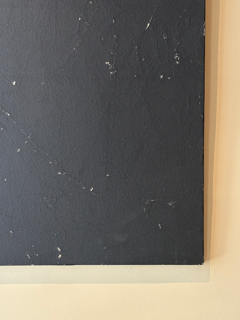 Ivory & Black Abstract Painting