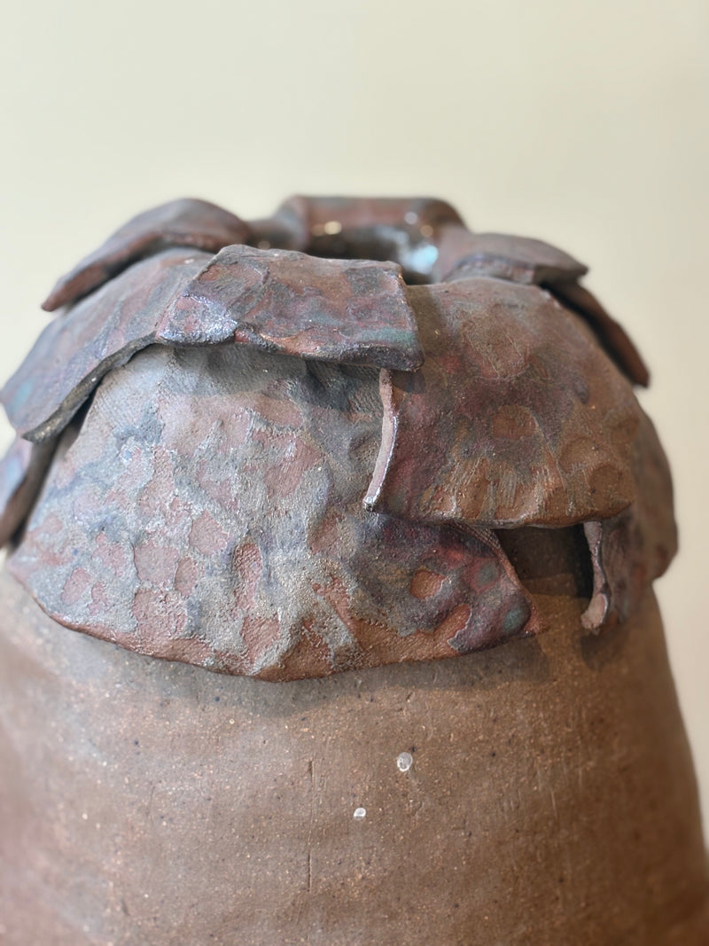Sculpted Brutalist Vase