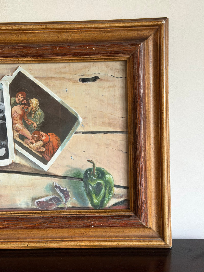 Italian Trompe L’Oeil Still Life Painting
