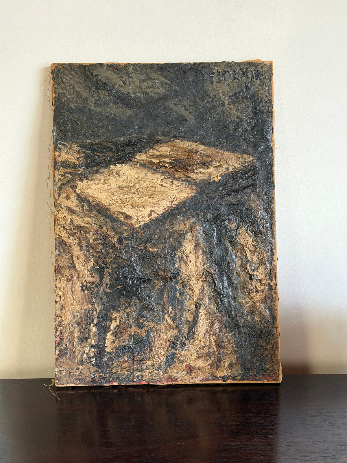 Abstract Textural Oil Painting