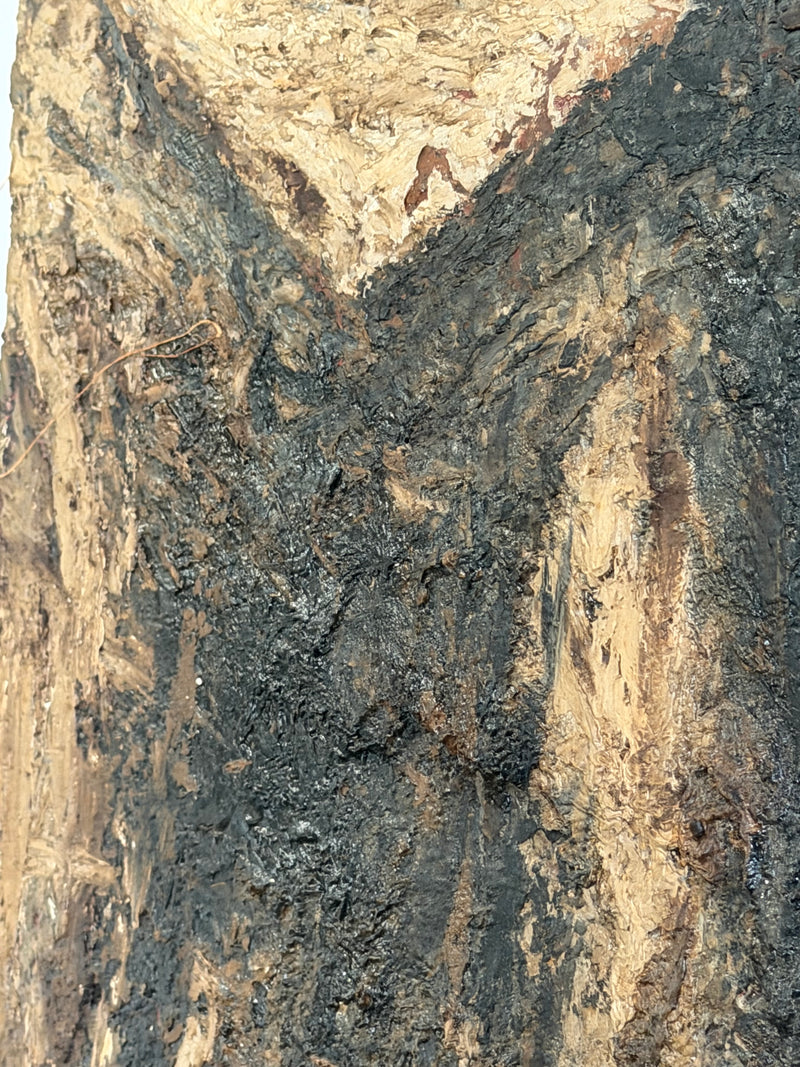 Abstract Textural Oil Painting