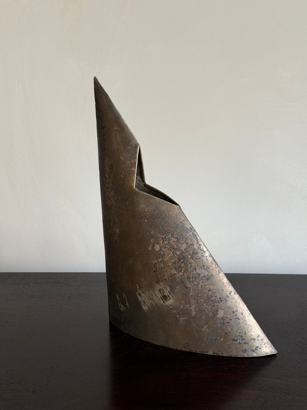 Vintage French Geometric Metal Object