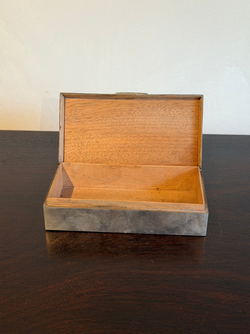 Silver and Wood Box