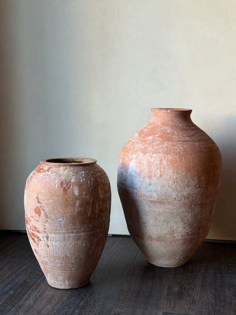 Terracotta Vintage Turkish Olive Pot