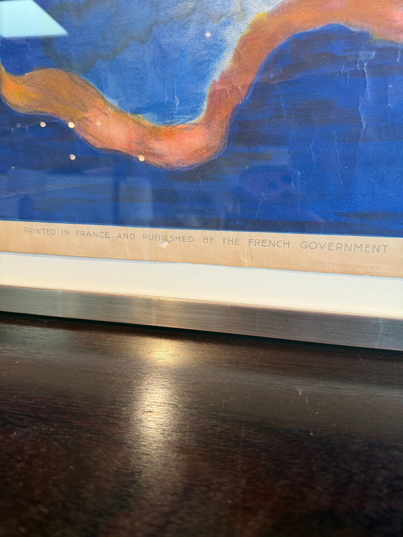 Leonetto Cappiello "France" World Fair Poster, Signed and Dated 1937