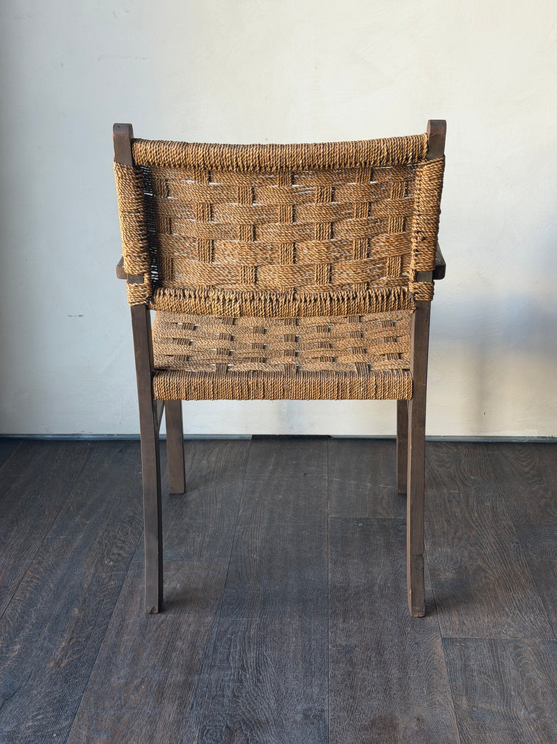 Brutalist Bauhaus Erich Dieckmann Rope Armchair, 2 Available
