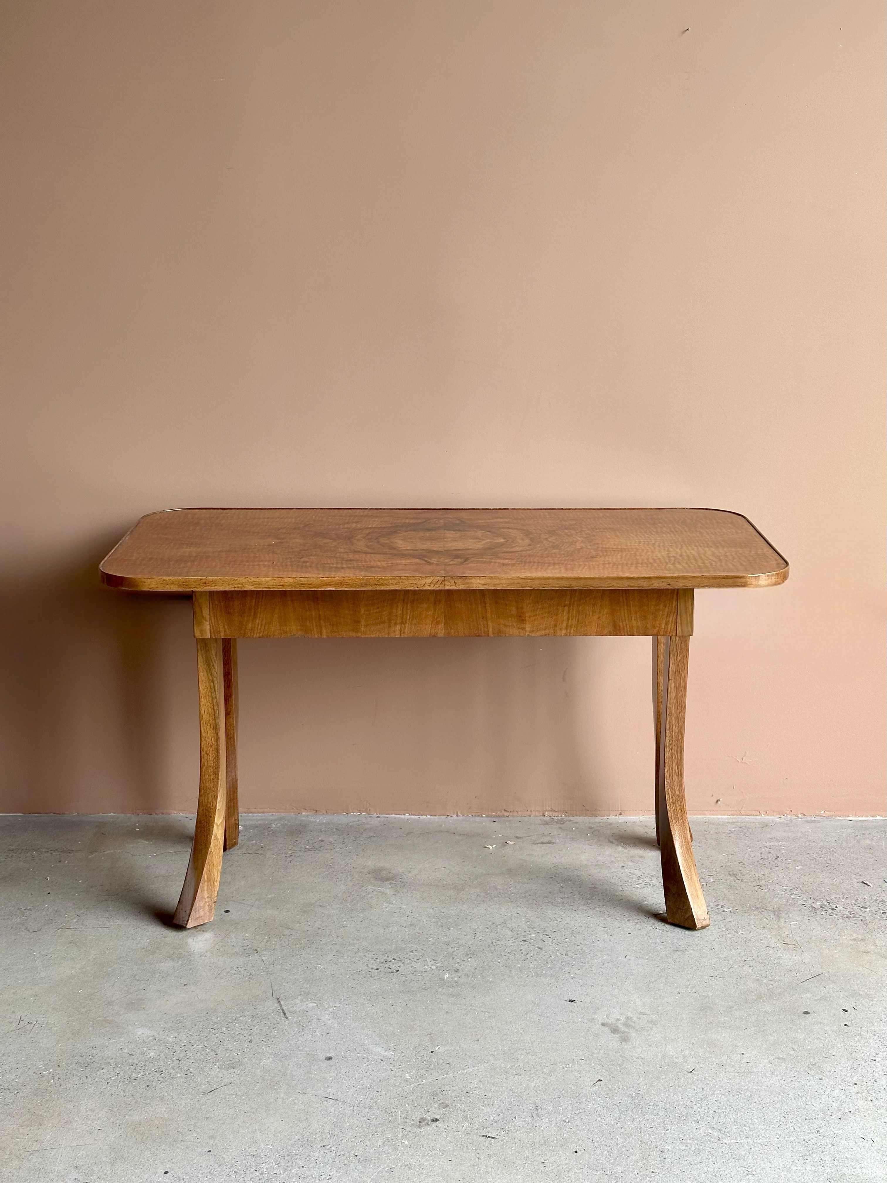 Rare Biedermeier Walnut Side Table