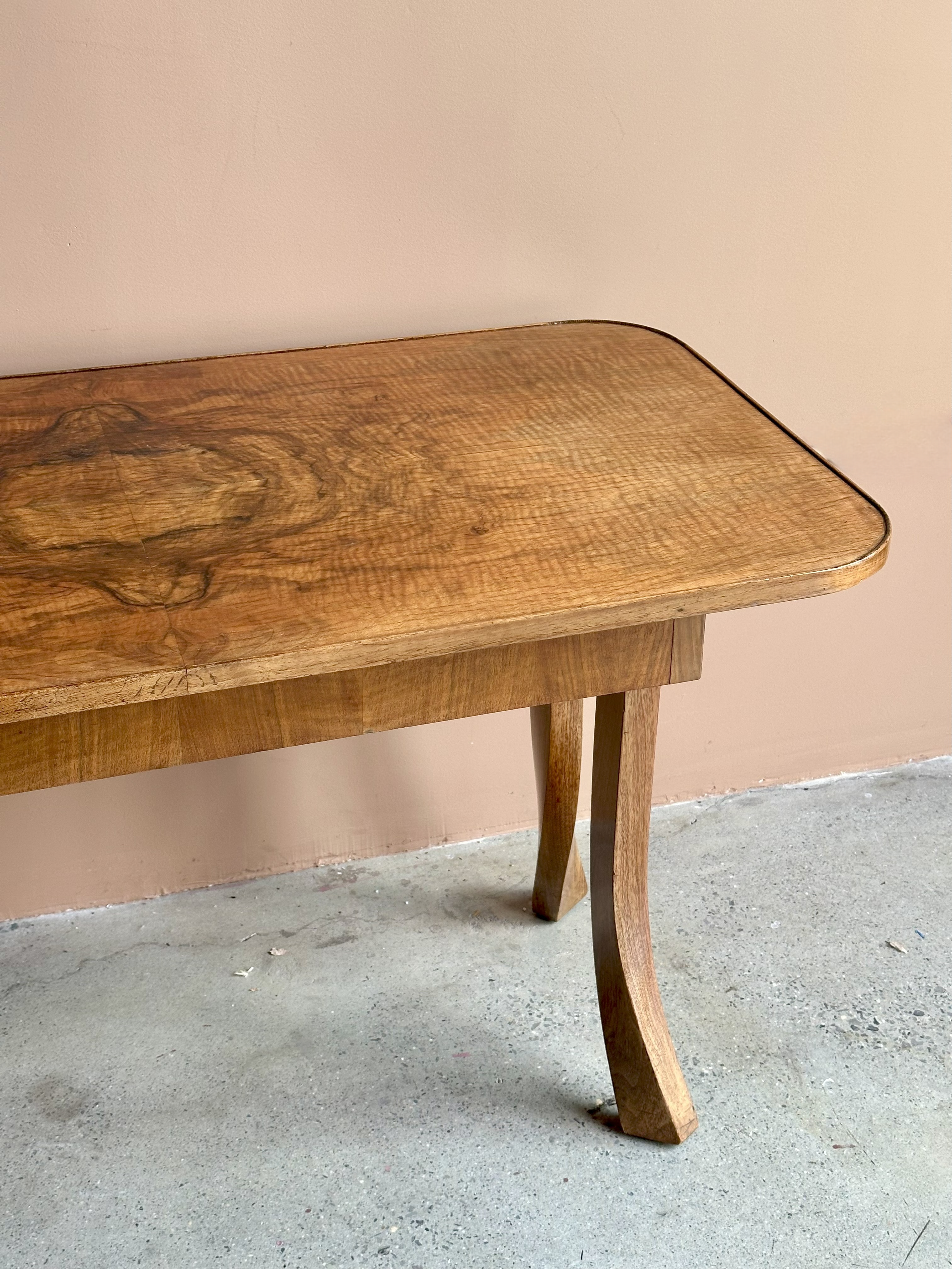 Rare Biedermeier Walnut Side Table