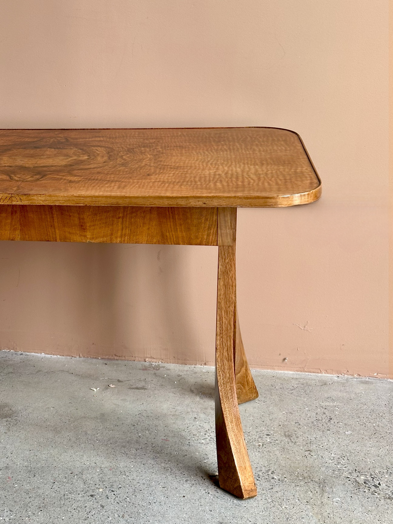 Rare Biedermeier Walnut Side Table