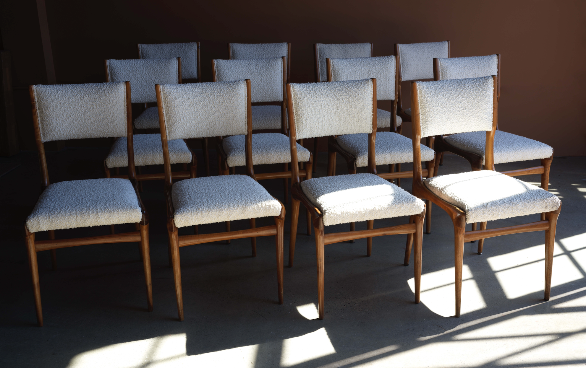 Model 671 Dining Chairs by Carlo De Carli for Cassina, Set of 12