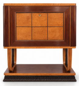 Italian Art Deco Bar Cabinet attributed to Osvaldo Borsani