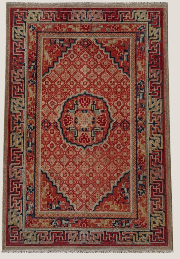 Art Deco Chinese Wool Rug