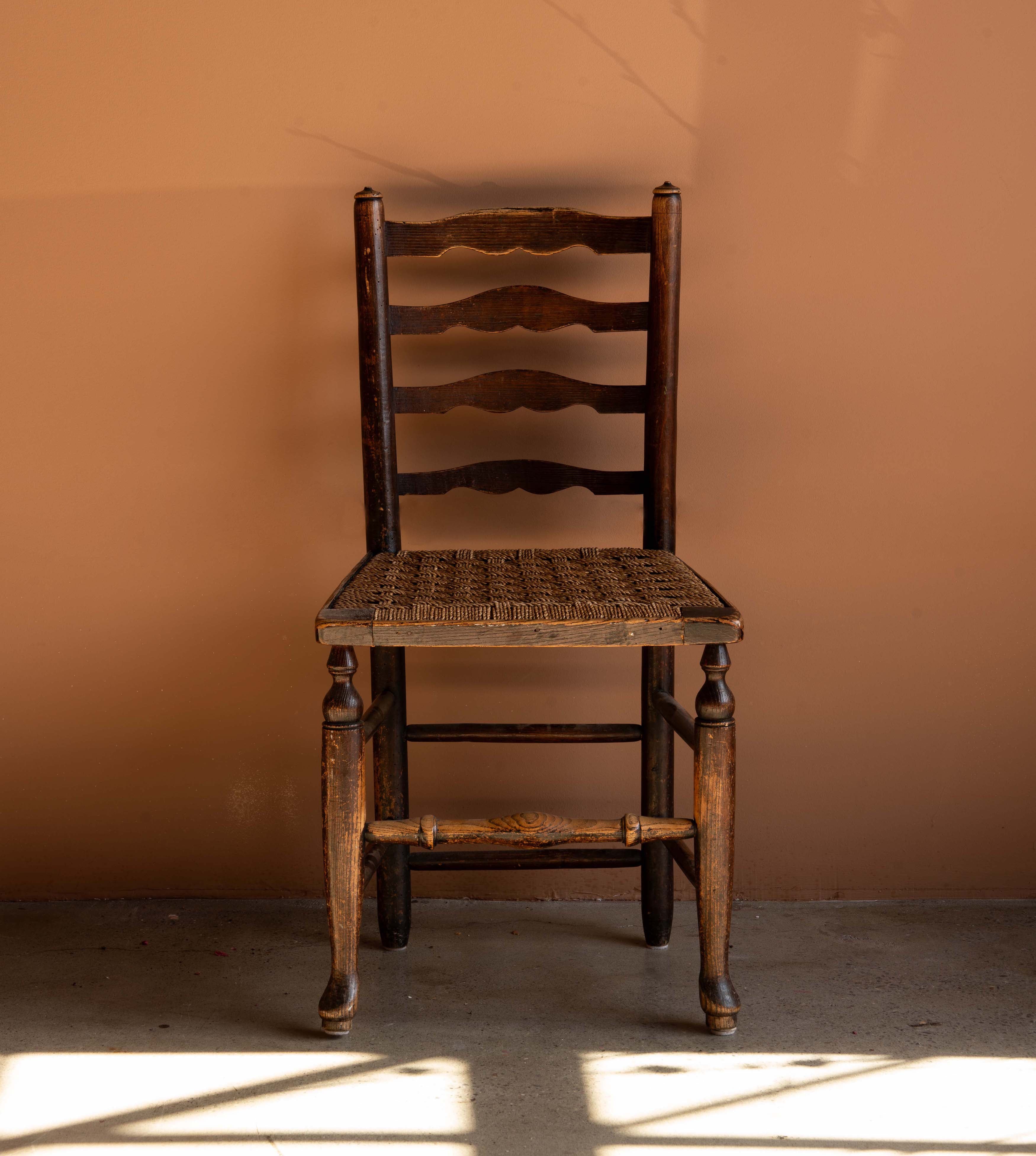 Shaker Style Side Chairs, Pair