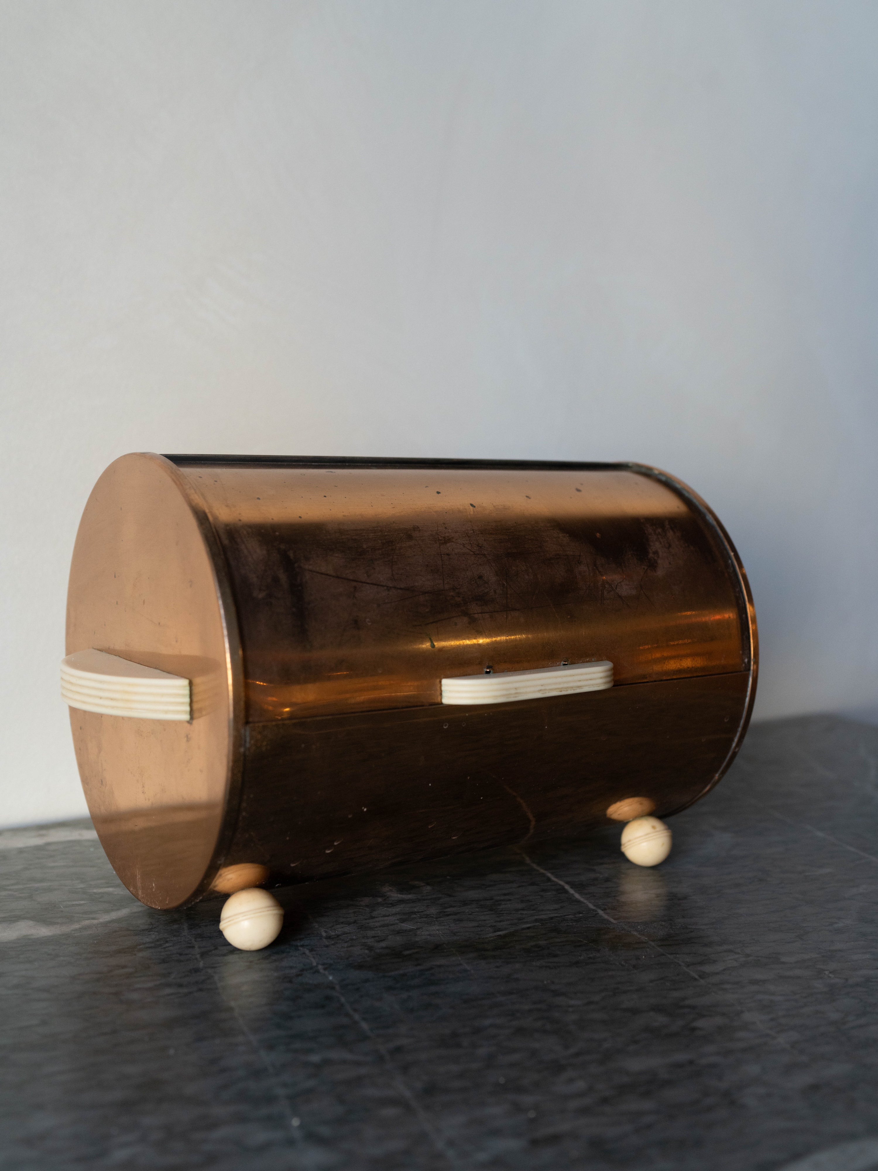 Copper Art Deco Storage Box