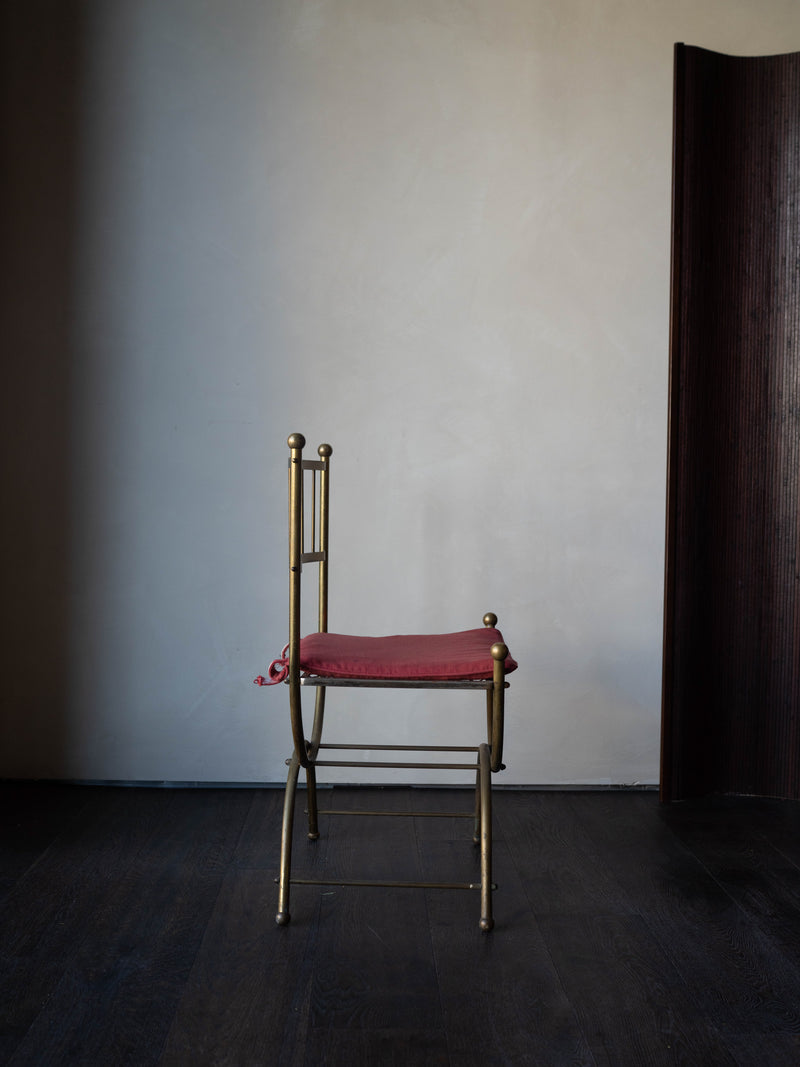Vintage Brass Chair