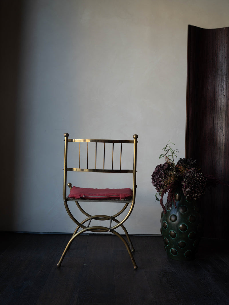 Vintage Brass Chair