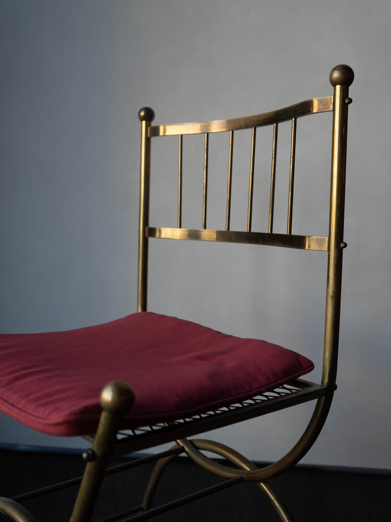 Vintage Brass Chair