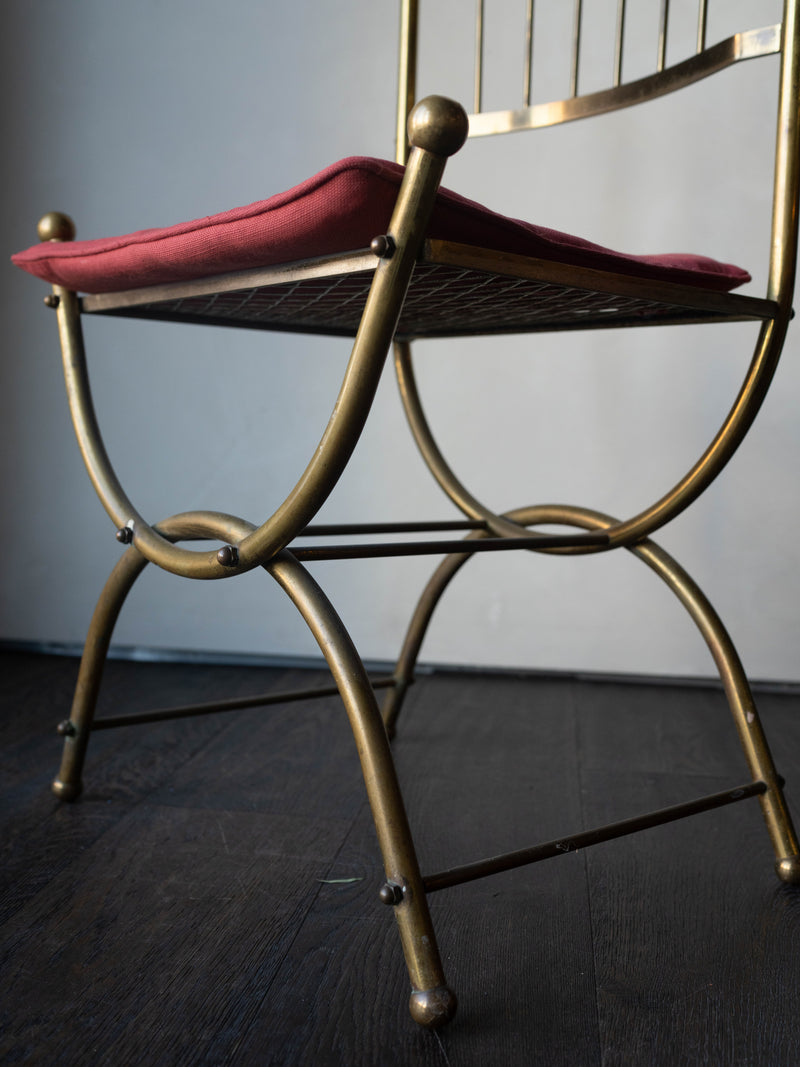 Vintage Brass Chair