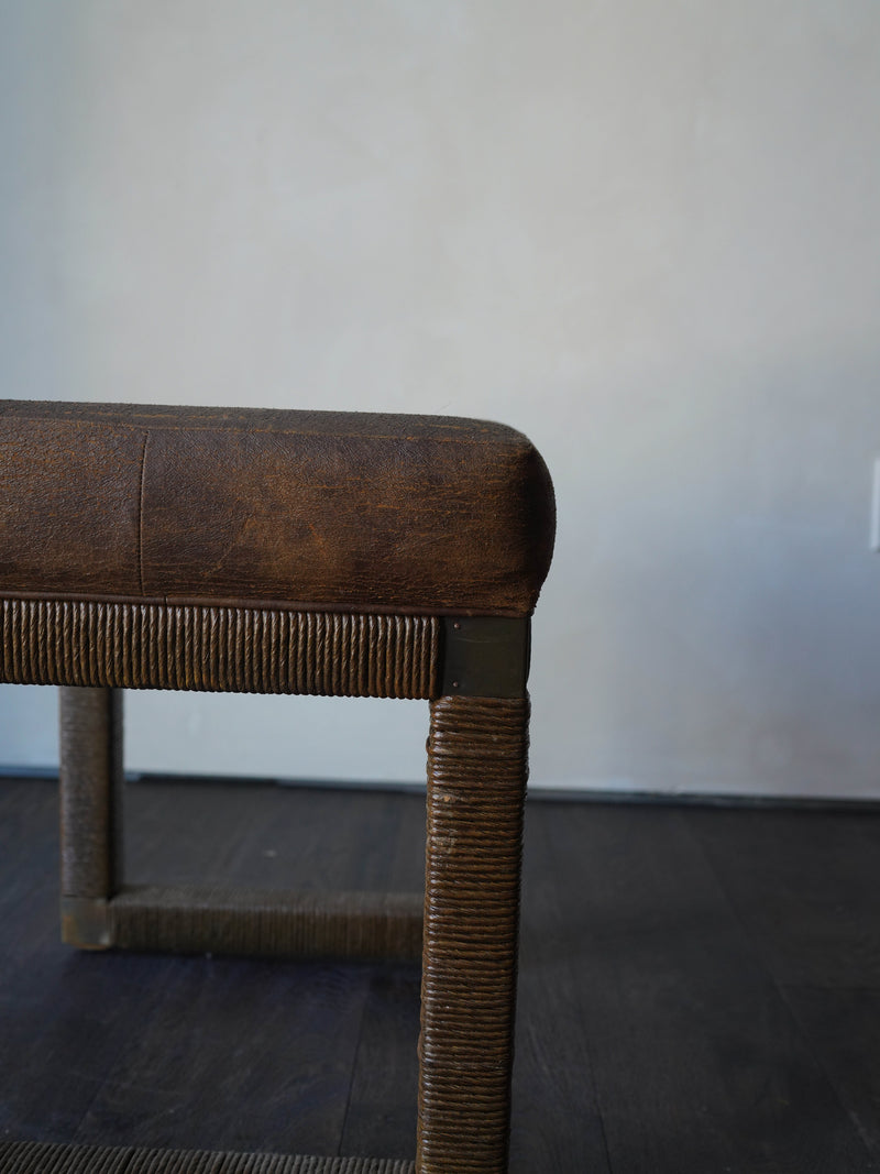 Leather Bench
