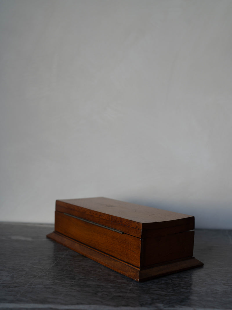 Midcentury Parquet Inlay Wooden Box