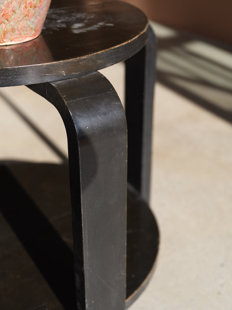 Art Deco Black Side Table