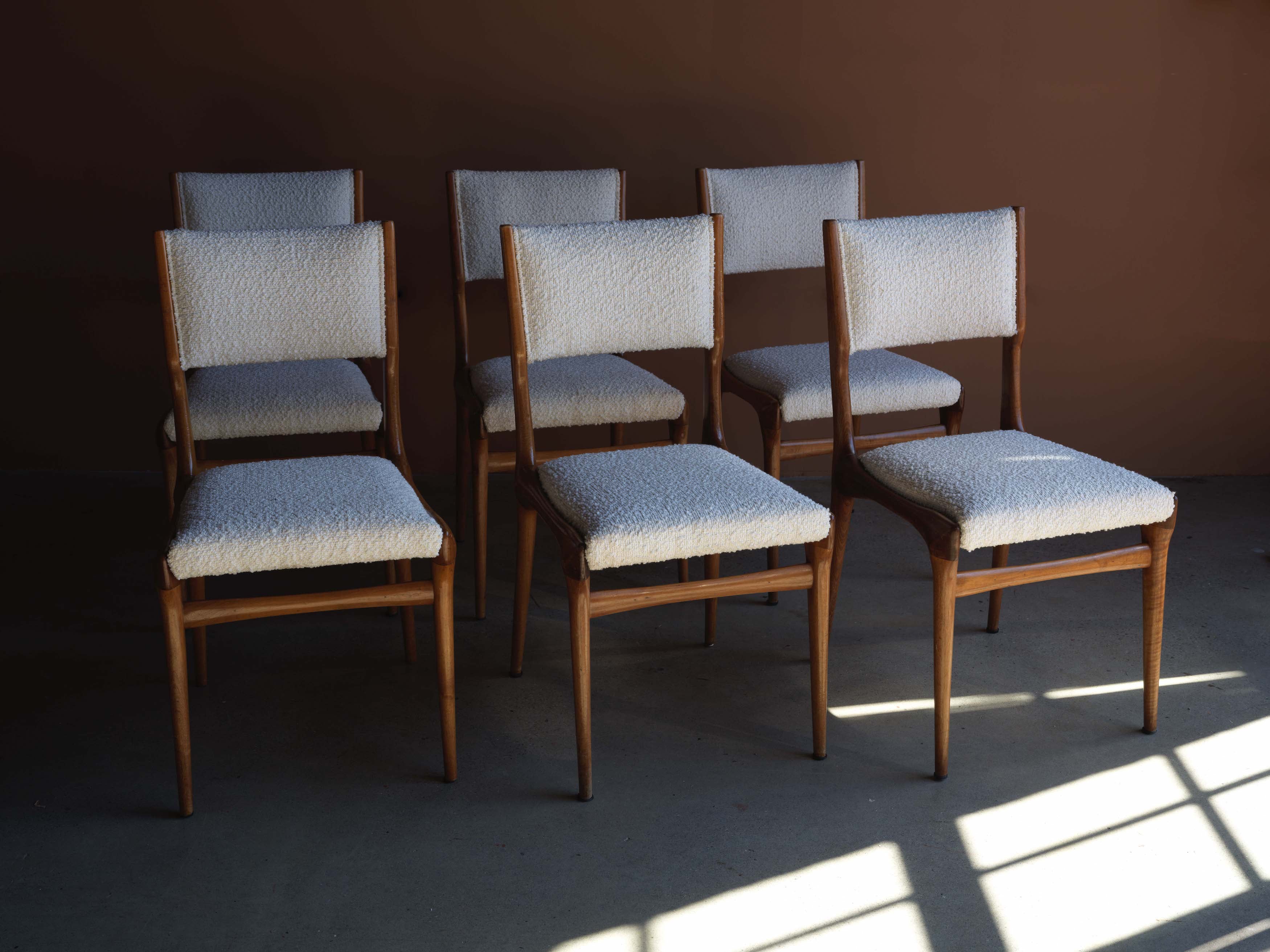 Model 671 Dining Chairs by Carlo De Carli for Cassina, Set of 12