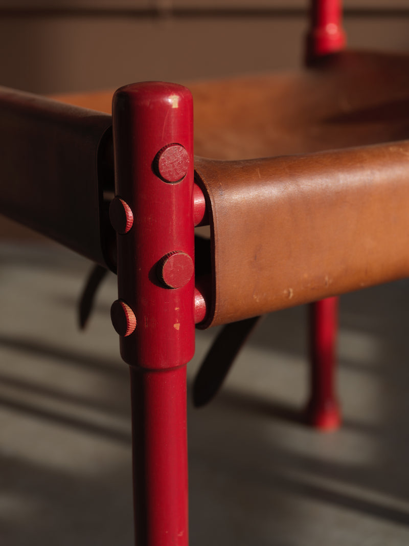 Leather Dining Chairs in the style of Asko, c. 1960, Set of 8